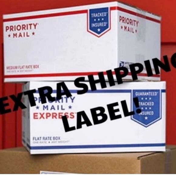 Extra shipping label over 5lbs - Picture 1 of 2